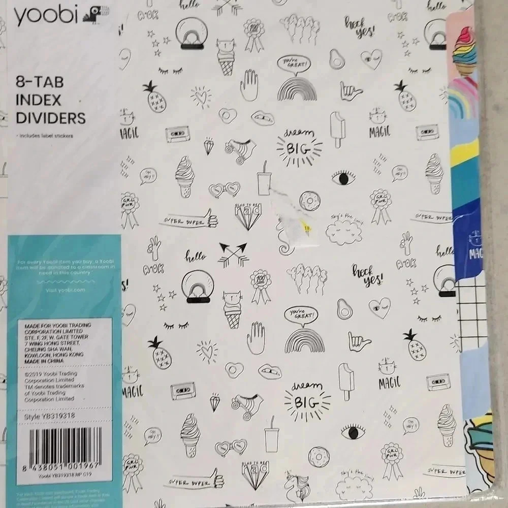 Index Dividers New In Wrapping - Picture 2 of 5